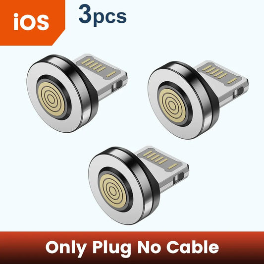 Revolutionary 540° Rotating Magnetic USB Type-C Cable – Fast Charging for iPhone 12, X, Xiaomi & More!